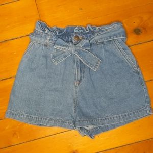 FOREVER21- denim paperbag shorts